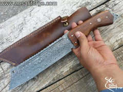Damascus Steel Jungle Knife