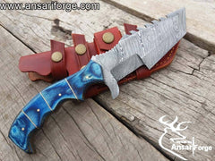 Custom Handmade Damascus Steel Tracker Knife Damascus Knife