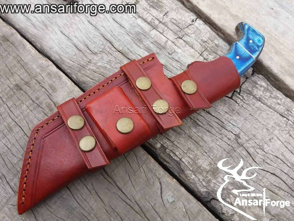 Custom Handmade Damascus Steel Tracker Knife Damascus Knife