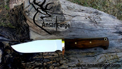 D2 tool steel mirror polished hunting knife
