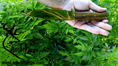 D2 tool steel mirror polished hunting knife