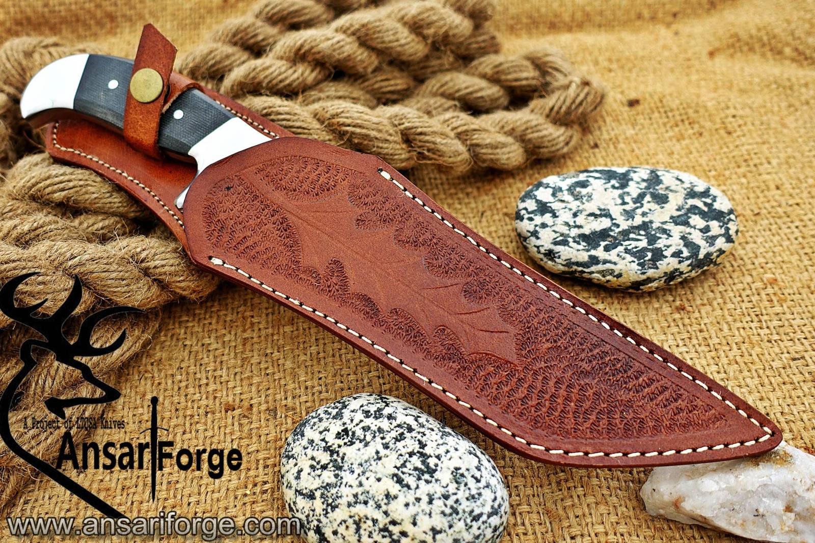 D2 tool steel handmade Tanto hunter