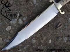17'' long custom handmade hunting Bowie knife D2 blade hunting Bowie