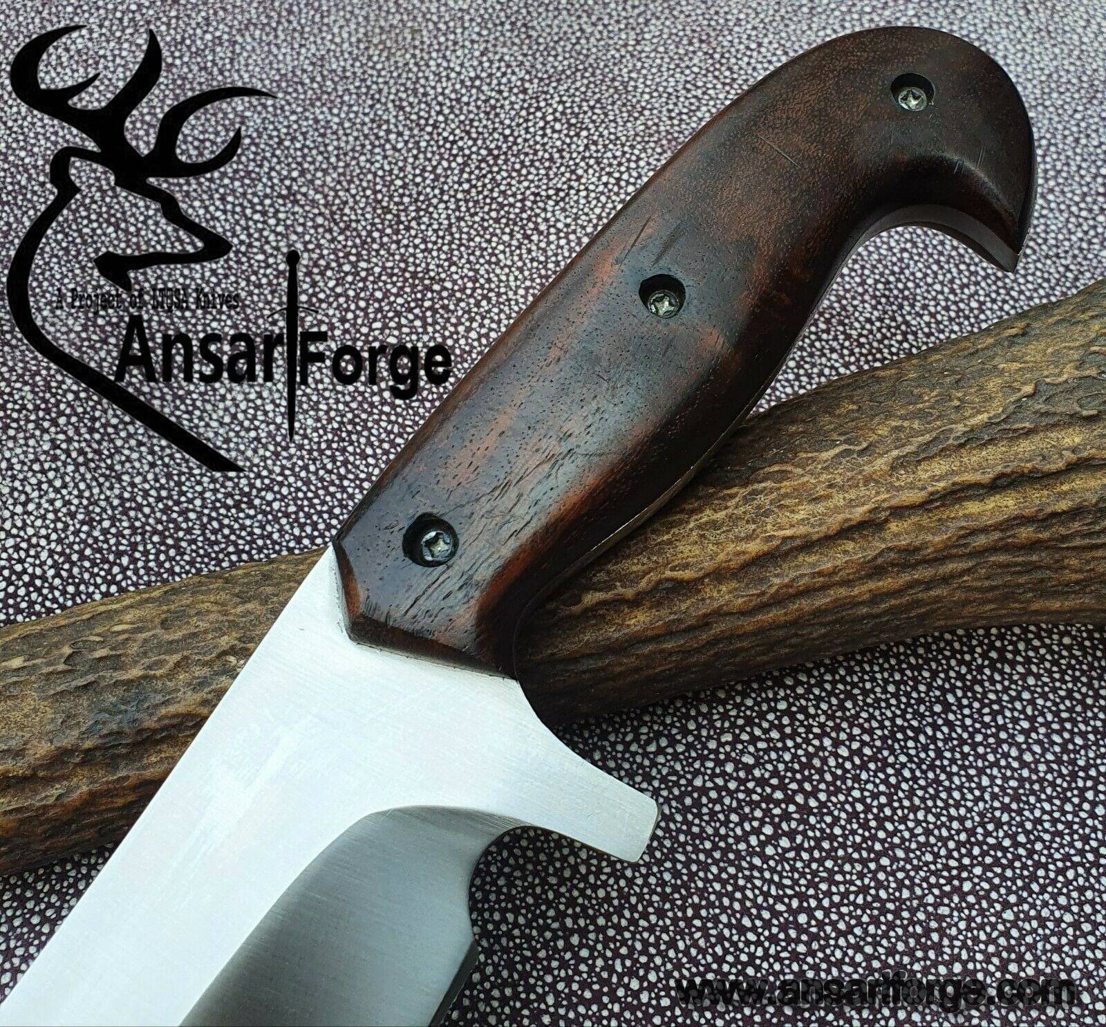 D2 tool steel handmade hunting knife Bowie