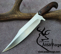D2 tool steel handmade hunting knife Bowie