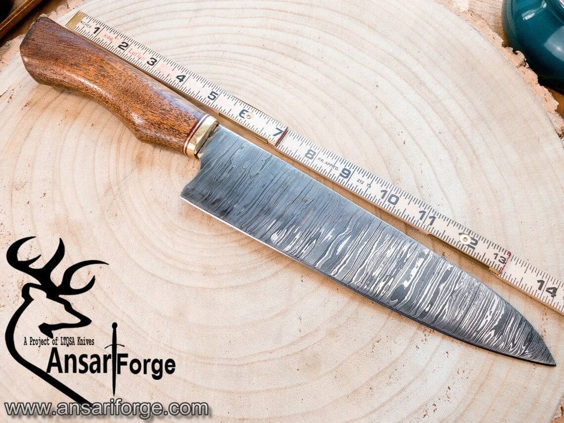 Damascus steel handmade kitchen knife chef knife