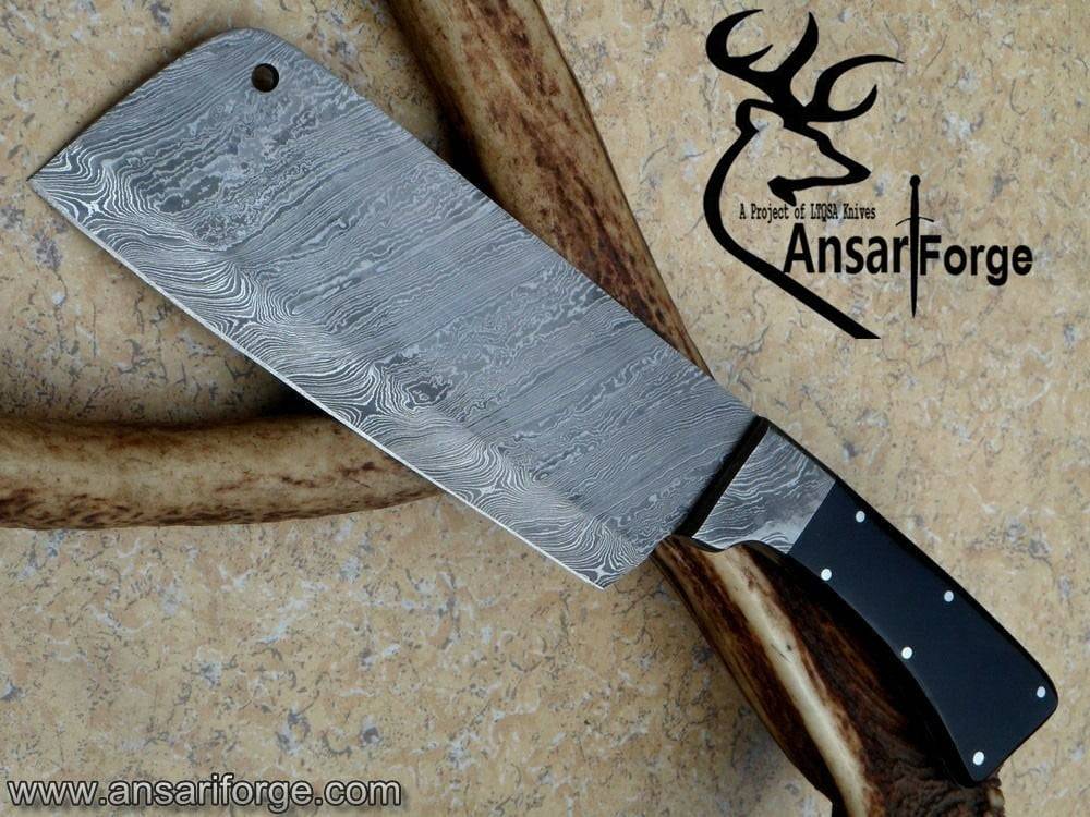 Custom handmade Damascus steel Beautiful Chopper Kitchen cleaver