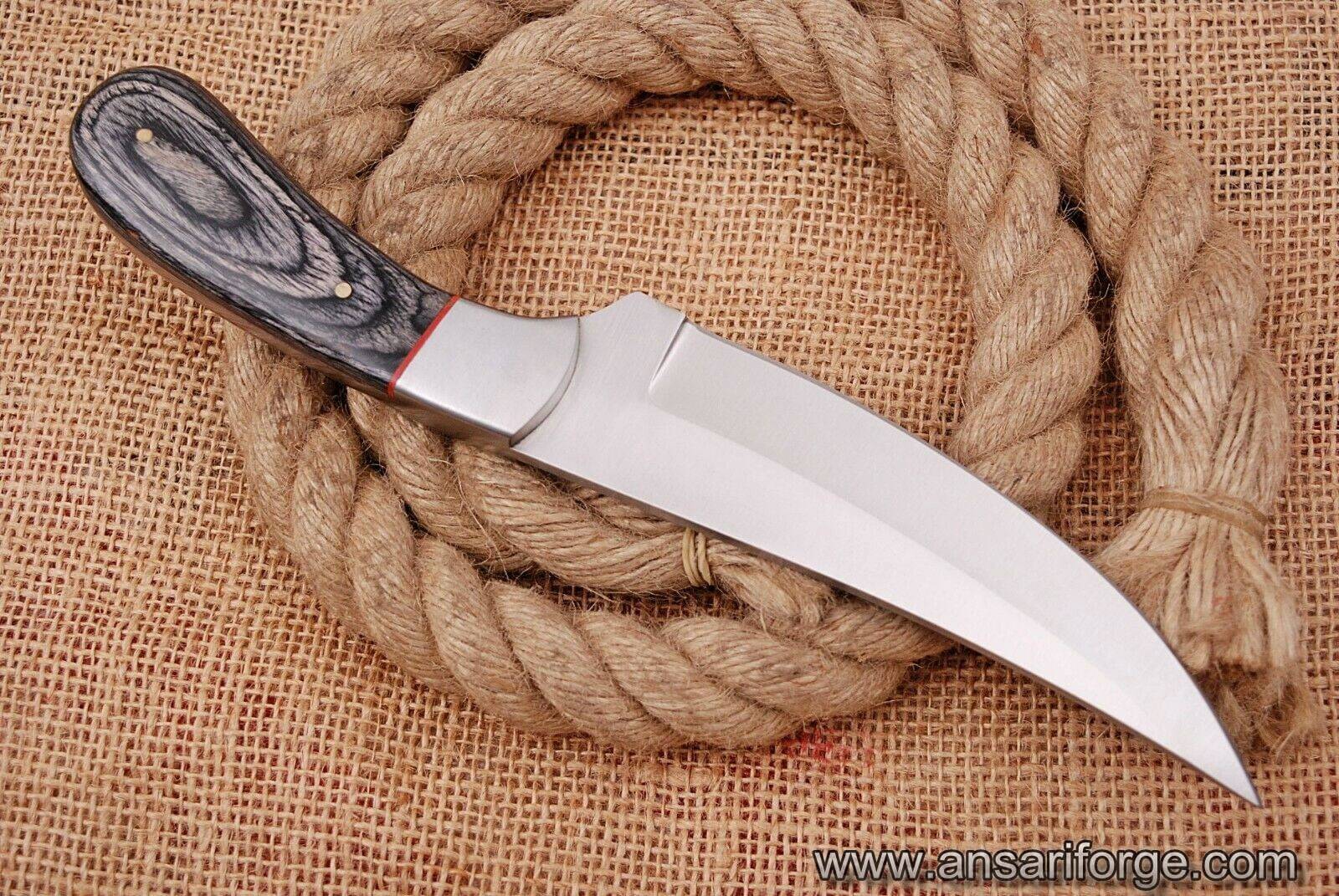 420 J2 tool steel handmade hunting knife Skinner with free leather cover