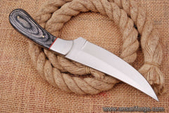 420 J2 tool steel handmade hunting knife Skinner with free leather cover
