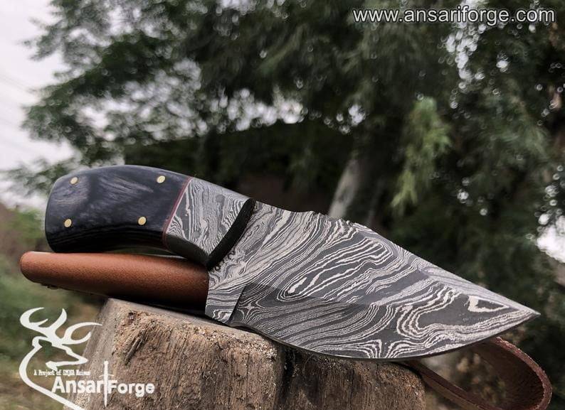 Damascus steel Skinner Skinning knife