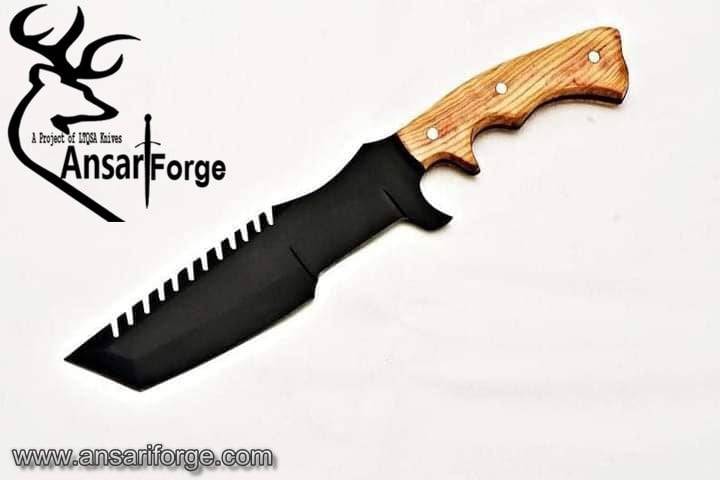 Custom handmade High carbon steel Tracker knife