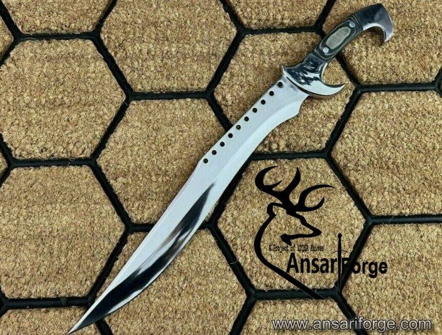 Mirror Polished Machete Knife STAINLESS STEEL Survival Hunter Camping Knife