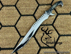 Mirror Polished Machete Knife STAINLESS STEEL Survival Hunter Camping Knife
