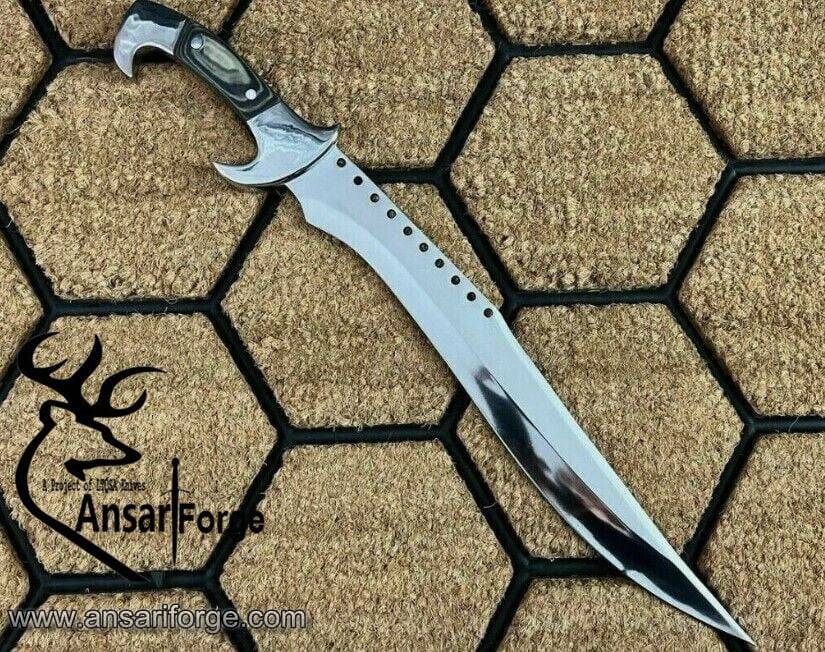 Mirror Polished Machete Knife STAINLESS STEEL Survival Hunter Camping Knife