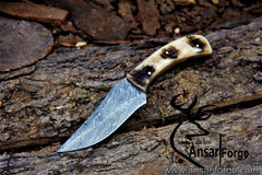 Damascus Steel handmade Skinner knife/Hunting knife