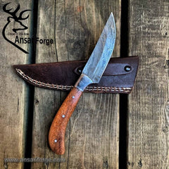 Damascus steel handmade skinner knife
