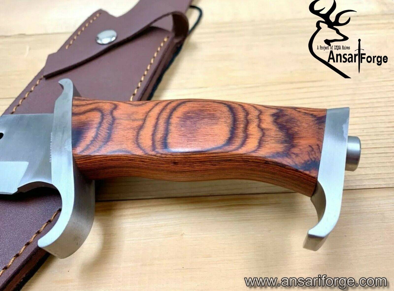 Rambo III D2 handmade hunting Bowie knife