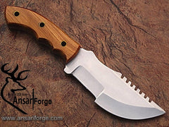 high carbon steel handmade tracker knife camping knife