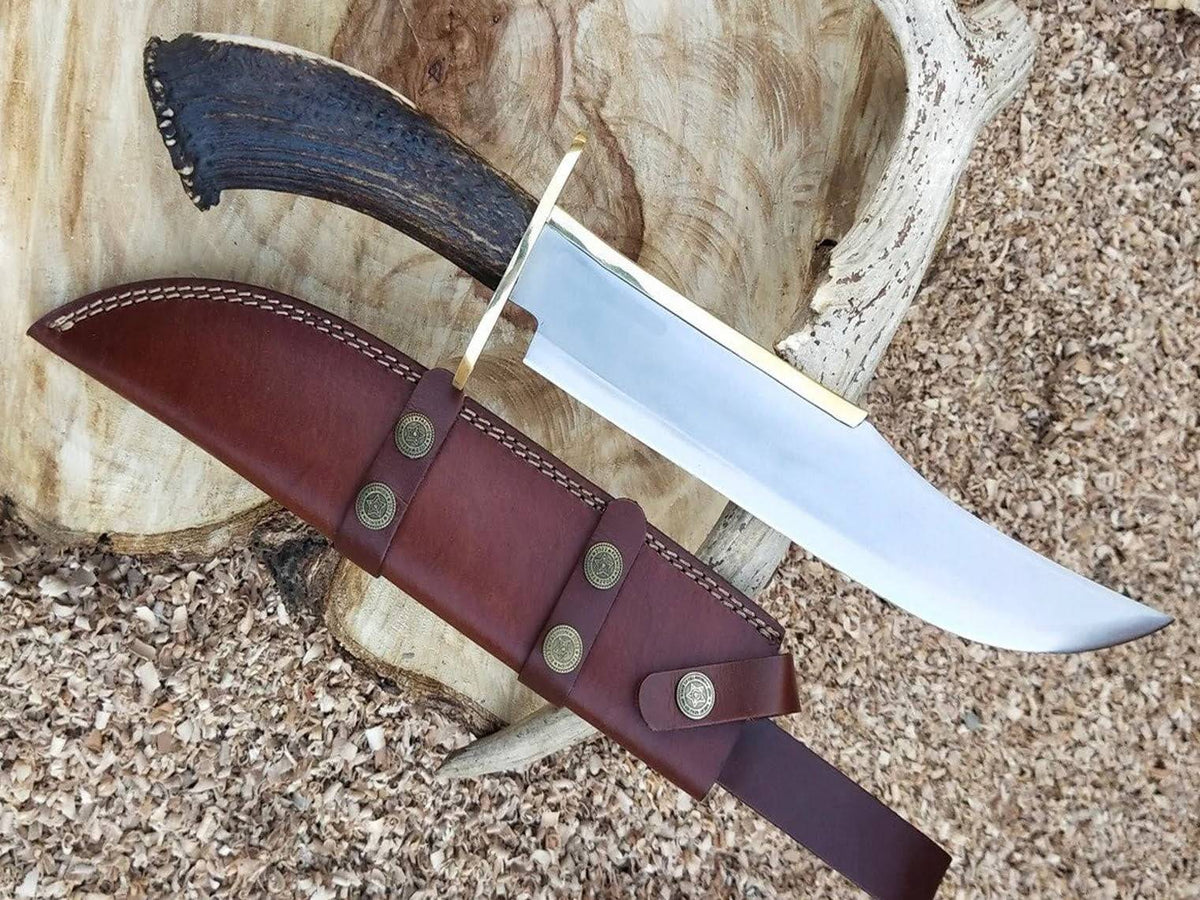 Antler handle Bowie Knife