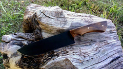 Carbon steel hunting knife Black coated hunting knife