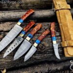 Damascus steel kitchen knives