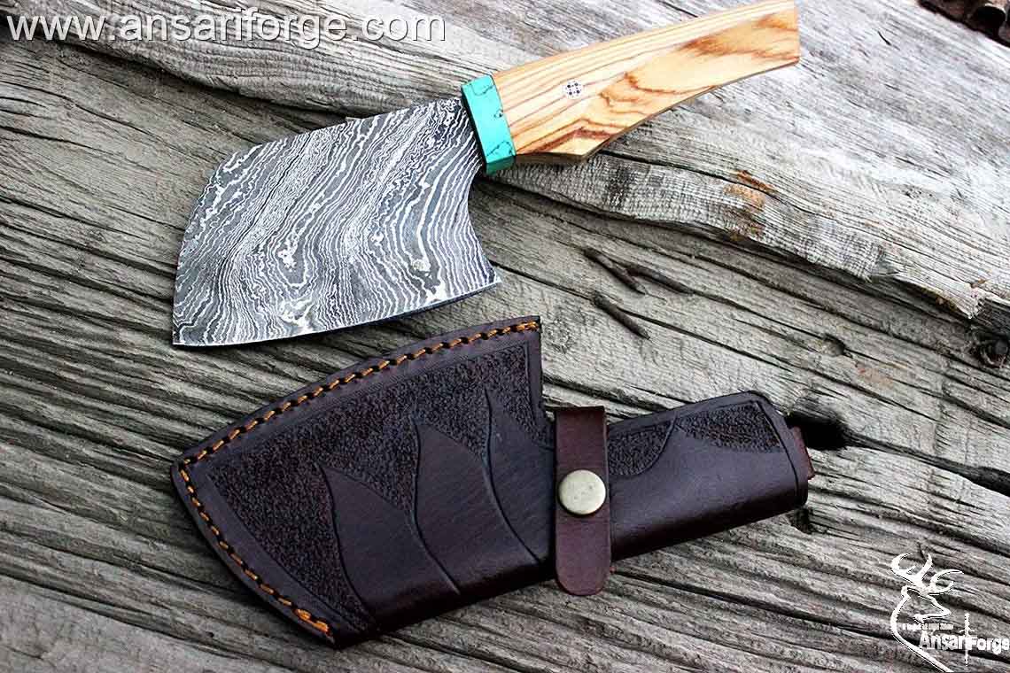 Handmade Damascus Cleaver Chopper Butcher Knife Chef Knife Kitchen Knife  Fixed Blade Knife Vk2321 -  Israel