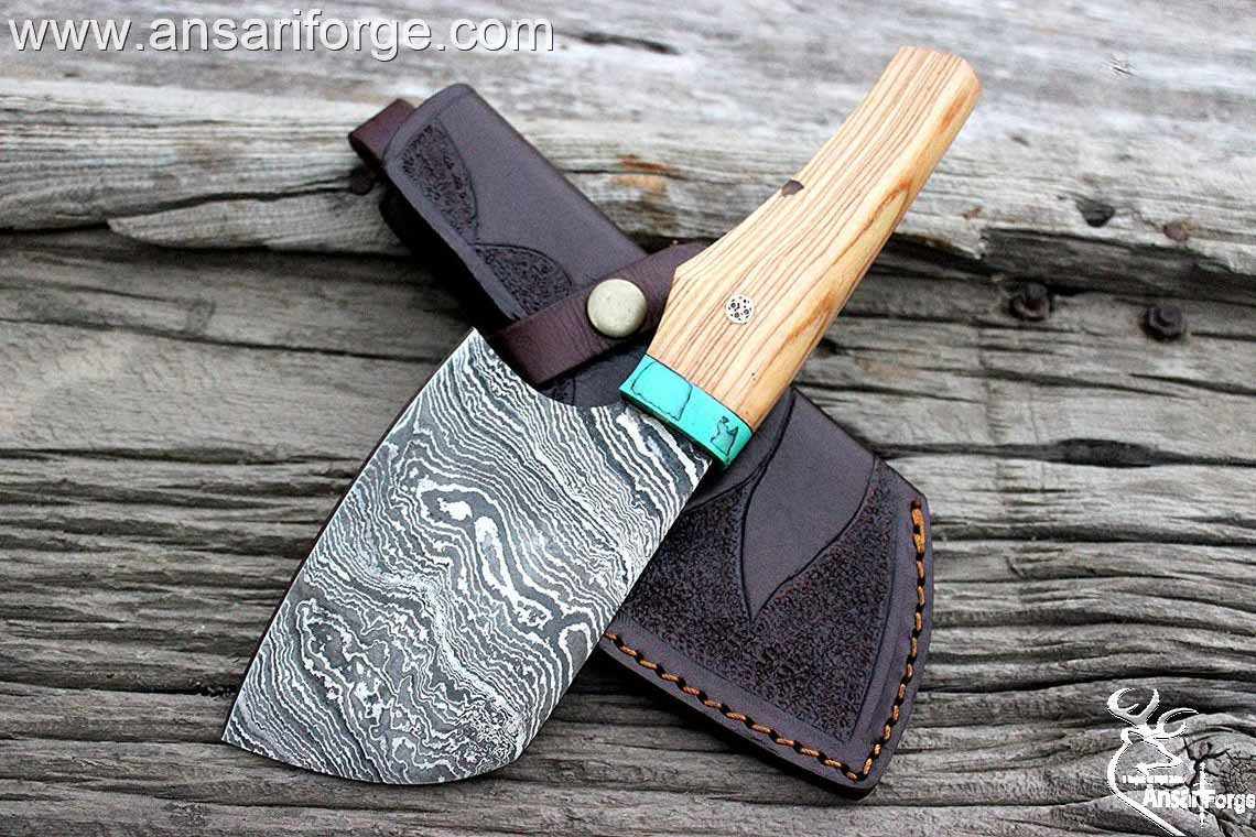 Handmade Damascus Cleaver Chopper Butcher Knife Chef Knife Kitchen Knife  Fixed Blade Knife Vk2321 -  Israel