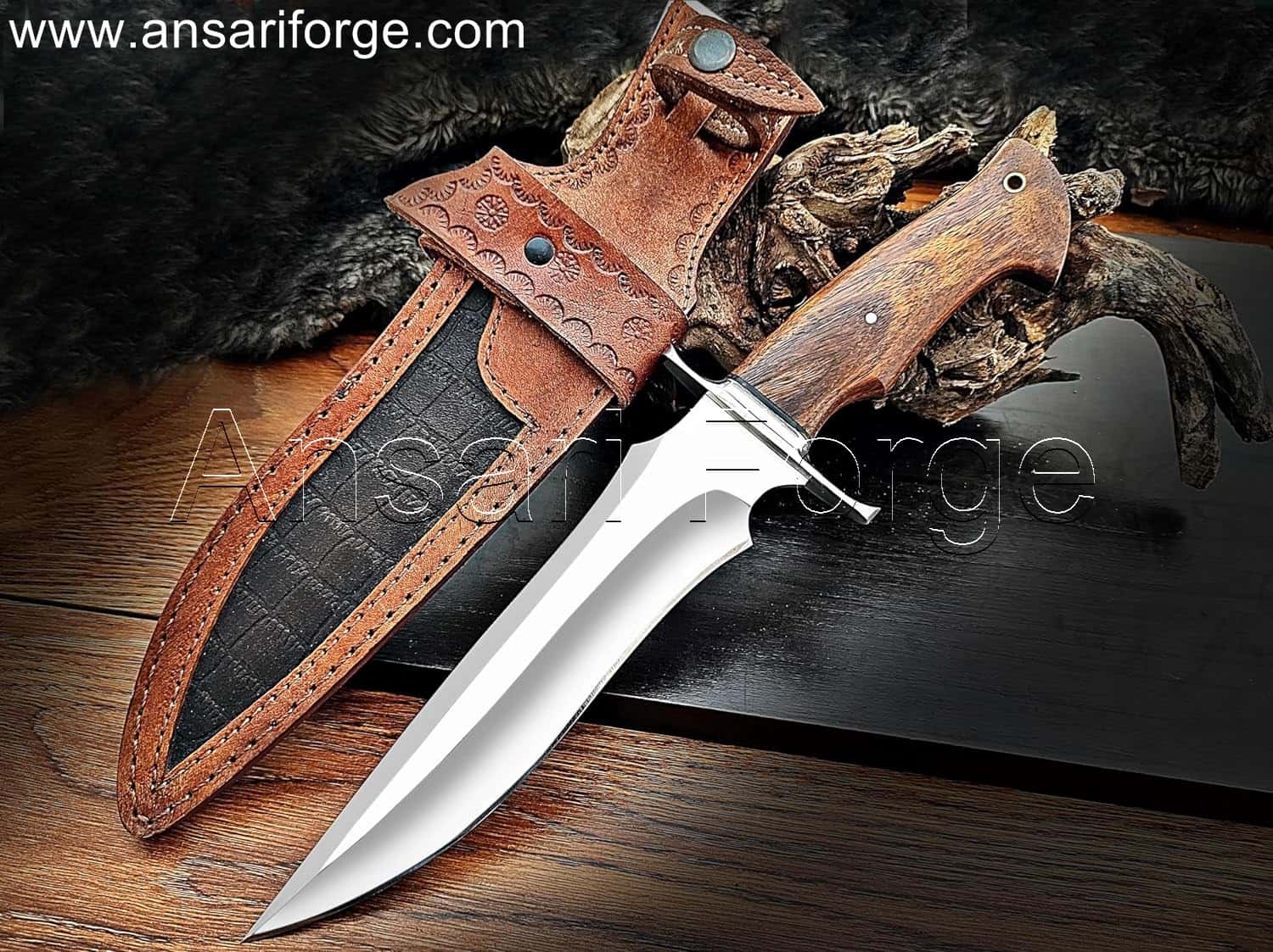 Forged Tactical knife, forged knife with sheath, engraved knife, fixed blade knife, bowie popular knife, custom knife, hand forged knife