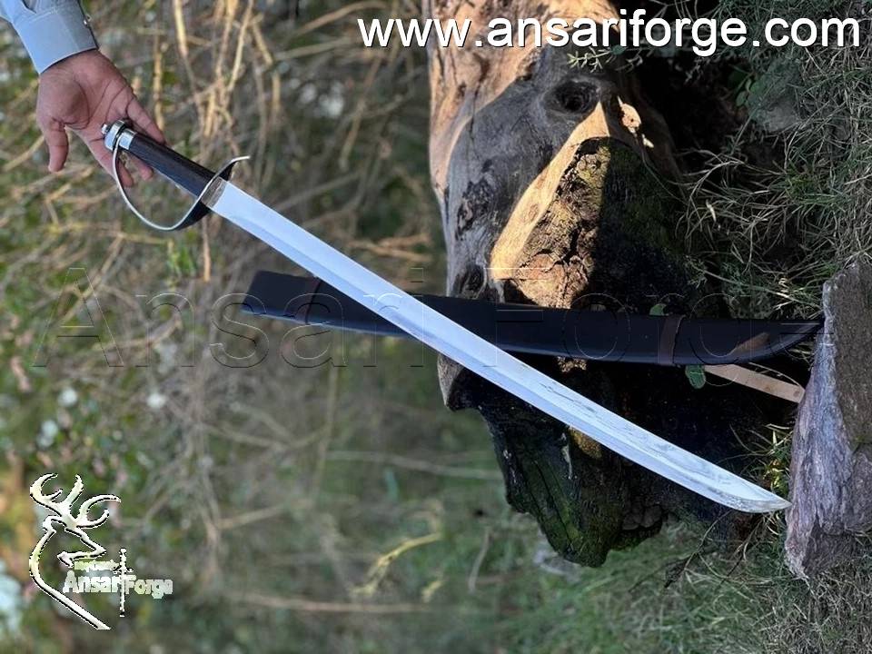 Pirate Cutlass Sword - Hand-Forged 5160 Steel Blade | Ansari Forge